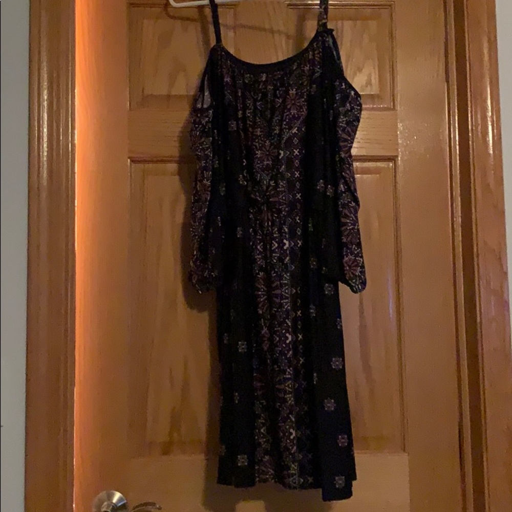 Open shoulder dress